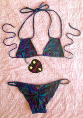Sports illustrated Swimsuit Purple Paisley Bikini